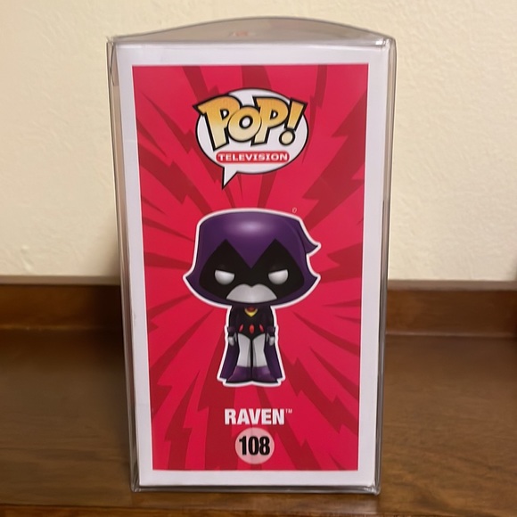 Funko pop Raven - Teen Titans Go (Orange) - with protector - Picture 4 of 6